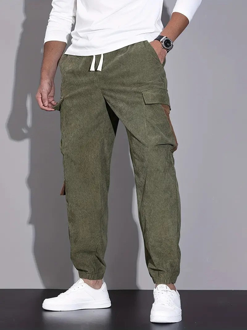 Herren Cordhose Bequem Lässig