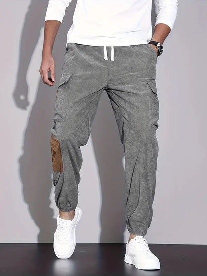 Herren Cordhose Bequem Lässig