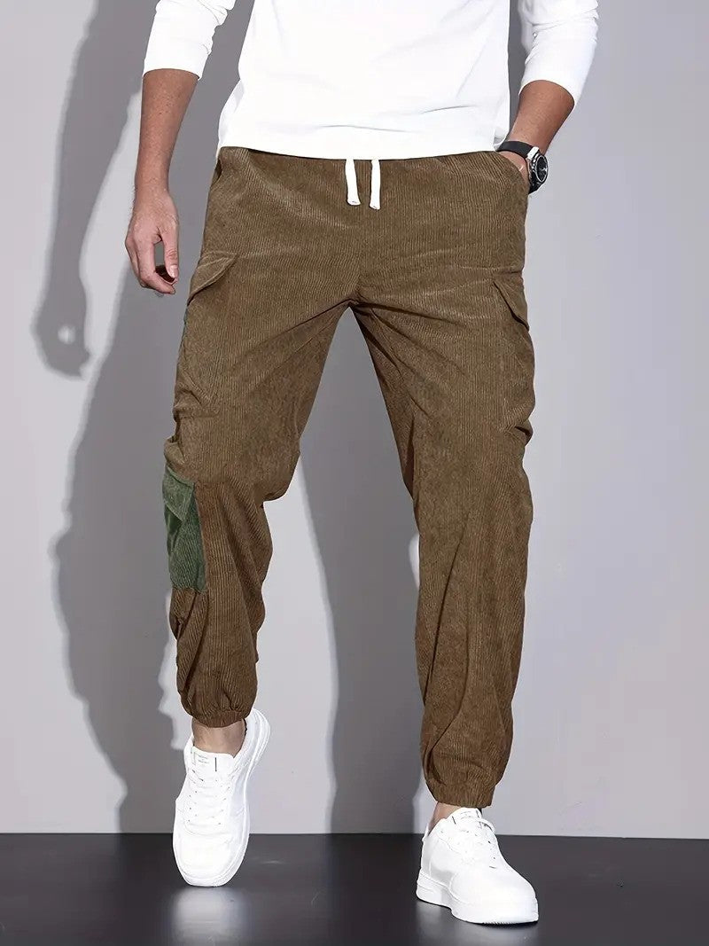 Herren Cordhose Bequem Lässig