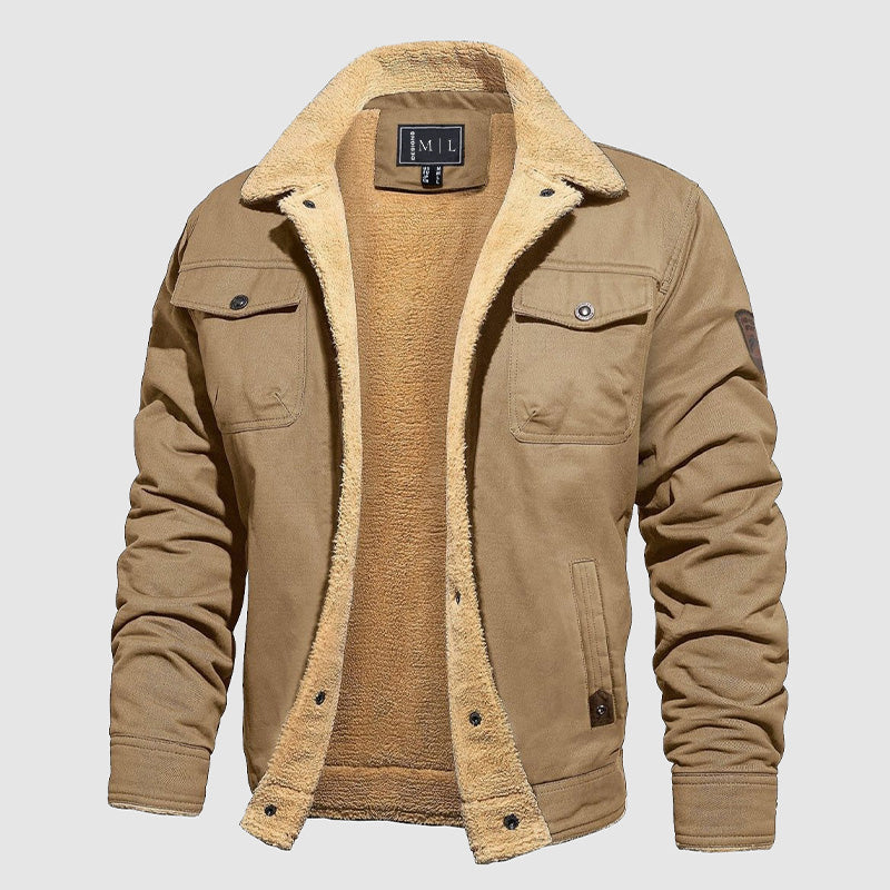 Lederjacke Pilotenstyle Elegant