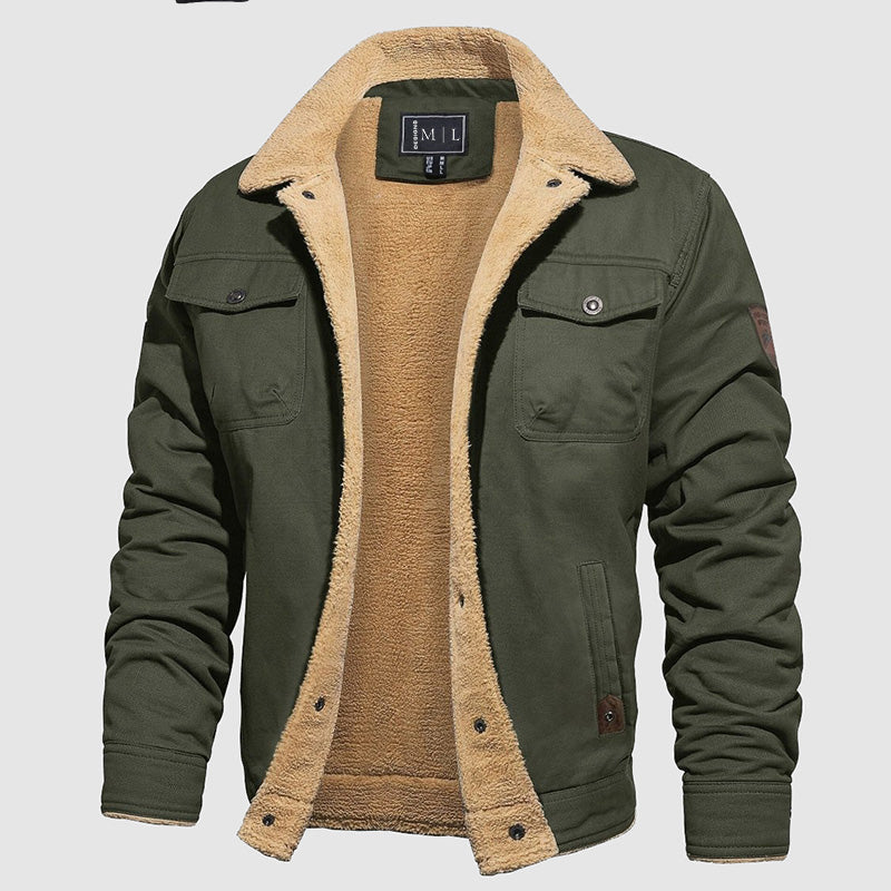 Lederjacke Pilotenstyle Elegant