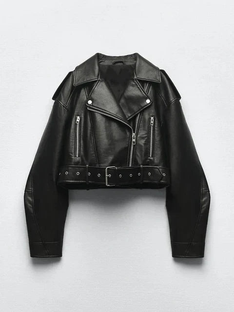 Damen Jacke Ulani Stylish Leder - IdealeKleiden