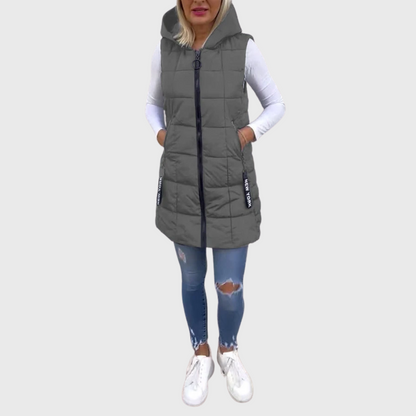Damen Winterjacke Ärmellos Warm Isoliert
