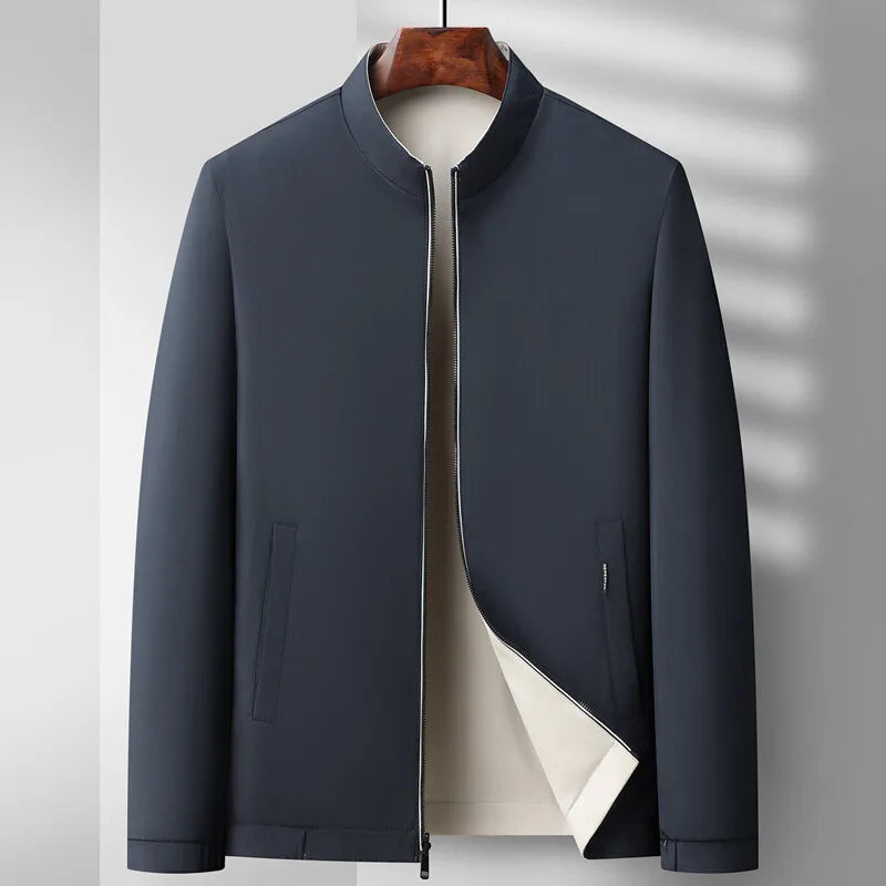 Stylische Bomberjacke Reißverschluss Classic Design