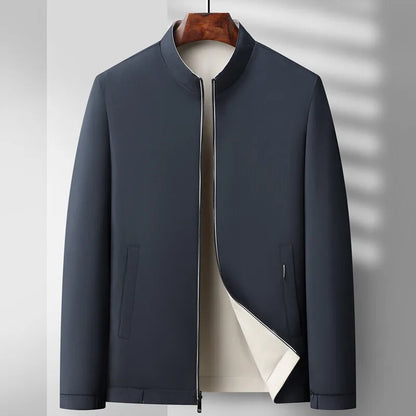 Stylische Bomberjacke Reißverschluss Classic Design