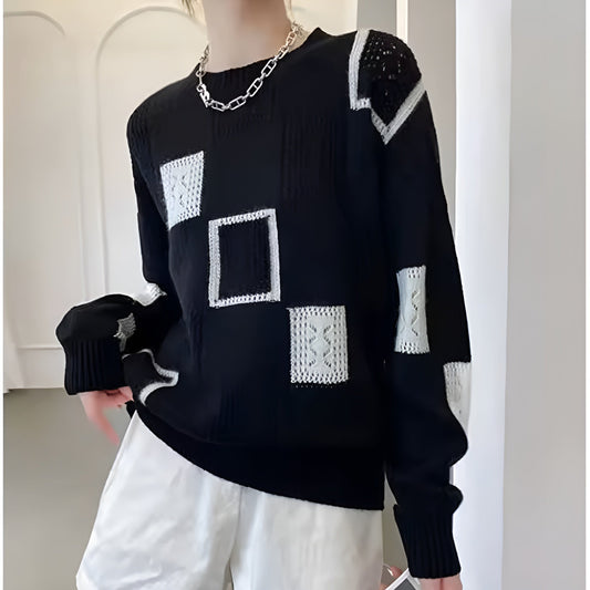 Damenschal Strickpullover Elegant - IdealeKleiden