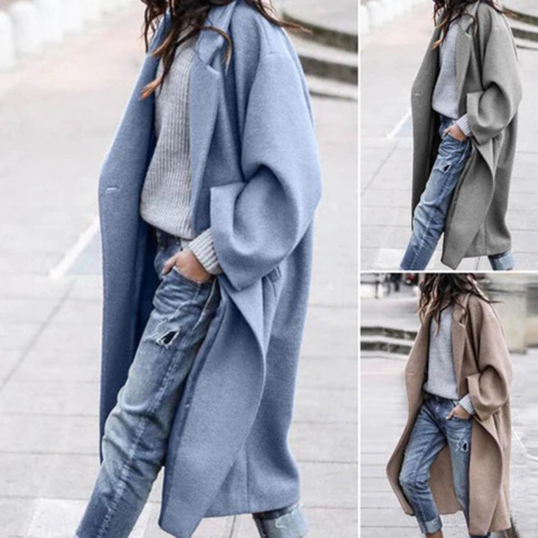 Eleganter Damenmantel Herbst Stil - IdealeKleiden