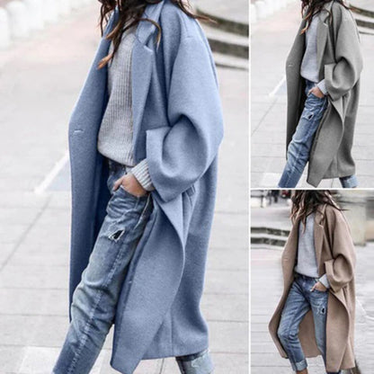 Eleganter Damenmantel Herbst Stil - IdealeKleiden