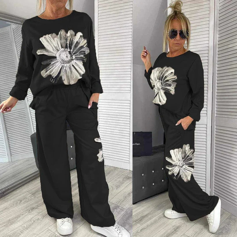 Frühjahr Outfit 2-teilig Elegant Damenschuhe - IdealeKleiden