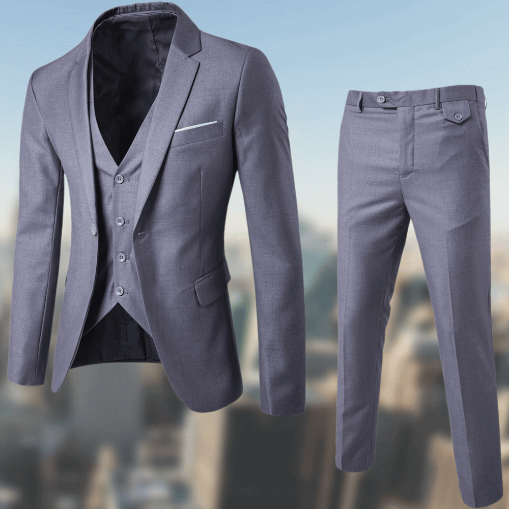 Herren Anzugset Elegante Hose und Jacke Komplett - IdealeKleiden