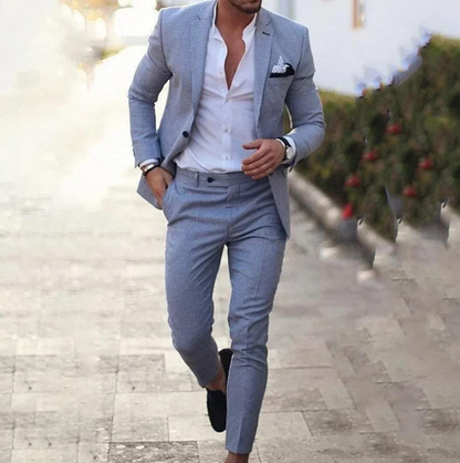 Herren Anzug Zweiteiler Maßanfertigung Blazer Hose