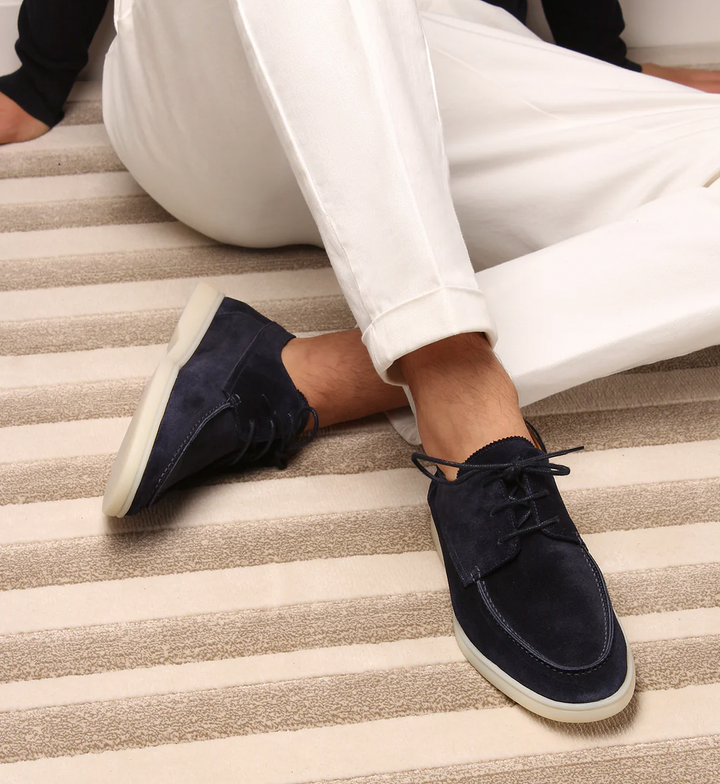 Elegante Herrenschuhe Leder Braun - IdealeKleiden