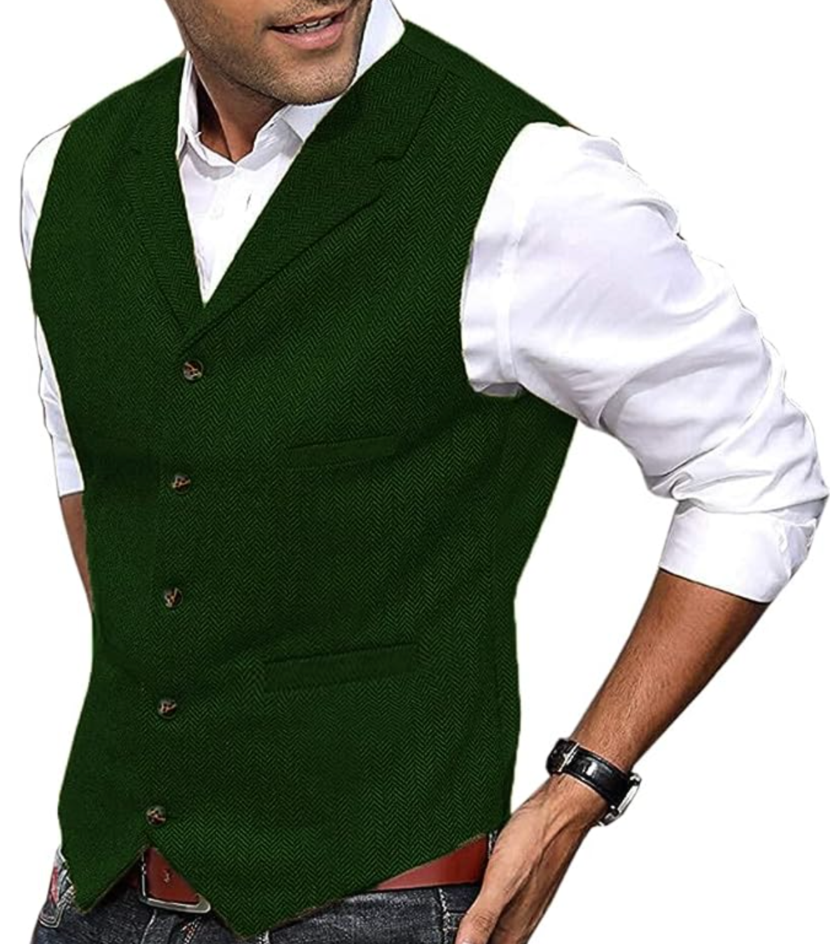 Herren Weste Elegante Ärmellose Mode