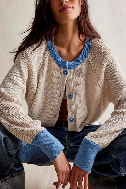 Damen Cardigan Langärmlig Trendig
