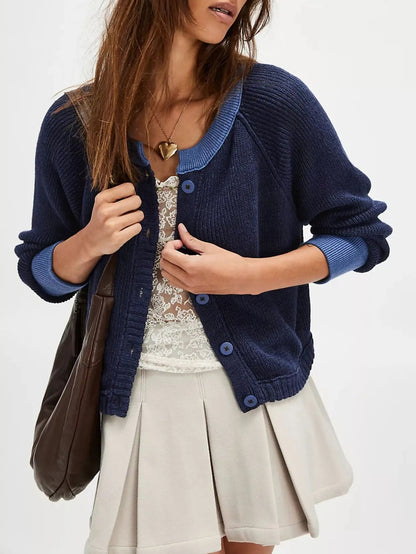 Damen Cardigan Langärmlig Trendig
