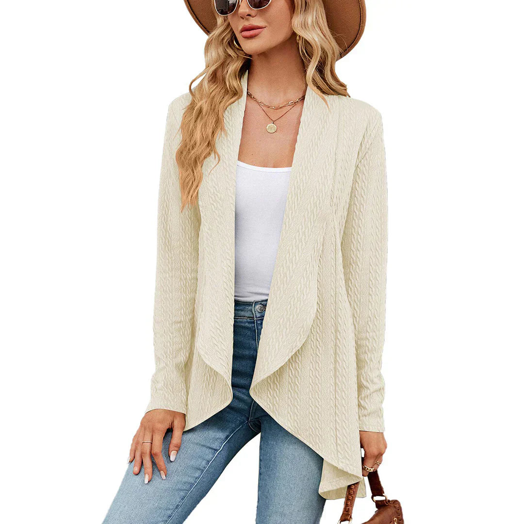 Damen Cardigan Langarm Herbst Chic