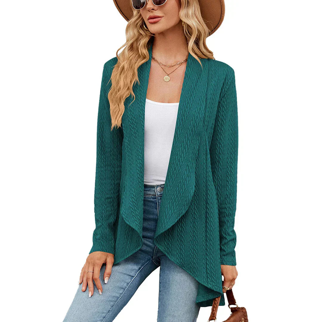 Damen Cardigan Offen Elegant Aurora