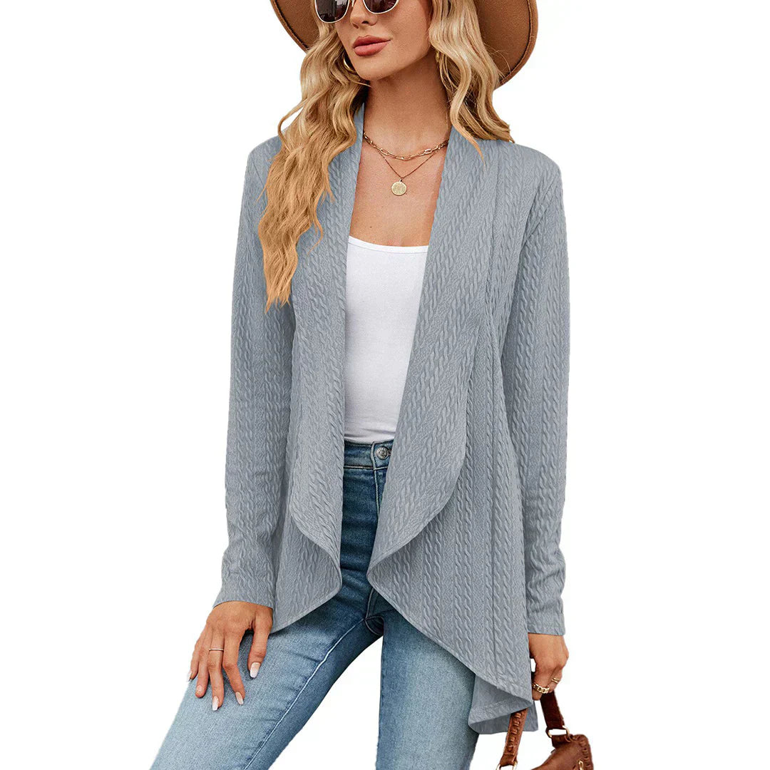 Damen Cardigan Offen Elegant Aurora