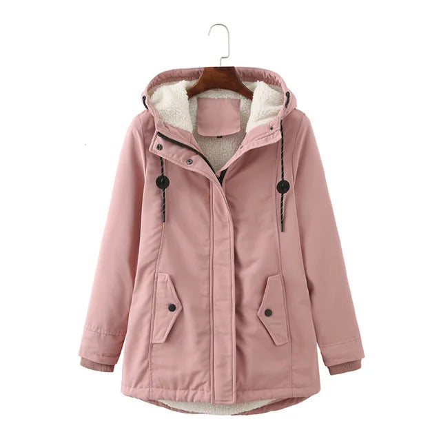 Kapuzenmantel Damen Winter Schick & Zeitlos