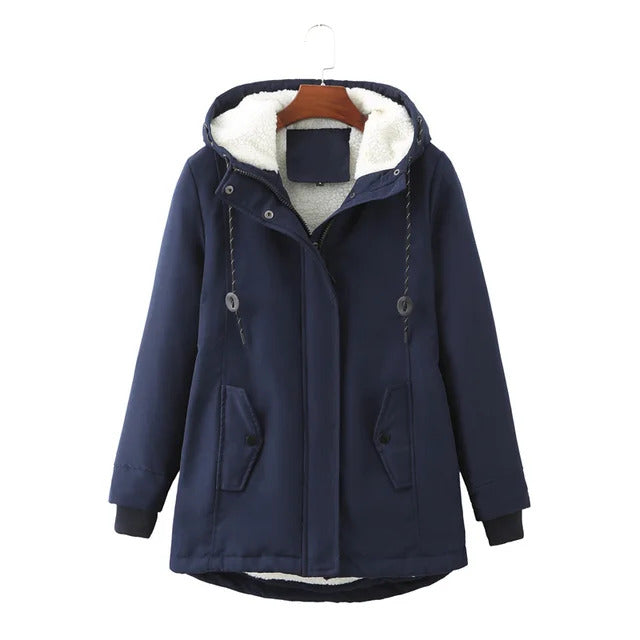 Kapuzenmantel Damen Winter Schick & Zeitlos
