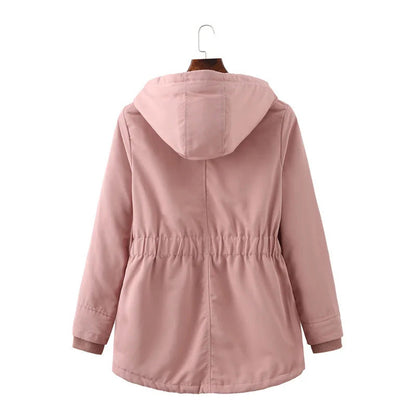 Kapuzenmantel Damen Winter Schick & Zeitlos - IdealeKleiden