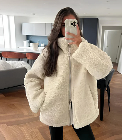 Weiche Fleecejacke Damen Modern Bequem