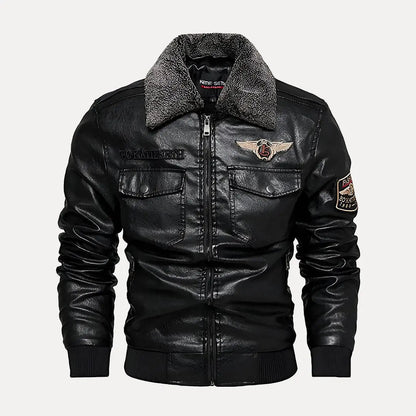 Elegante Lederjacke Traditionell