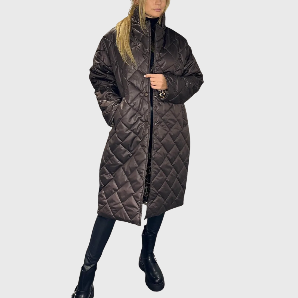 Stylische Damen Winterjacke Warm Gepolstert