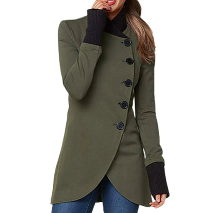 Praktische Damenjacke Modern Schnitt - IdealeKleiden