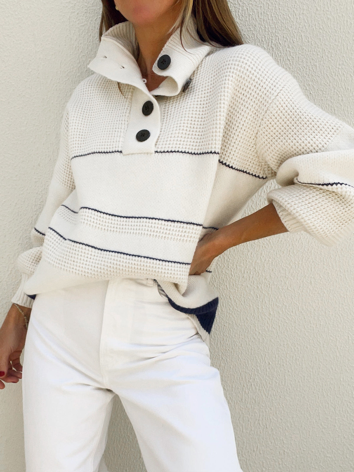 Stylischer Offener Pullover Damen