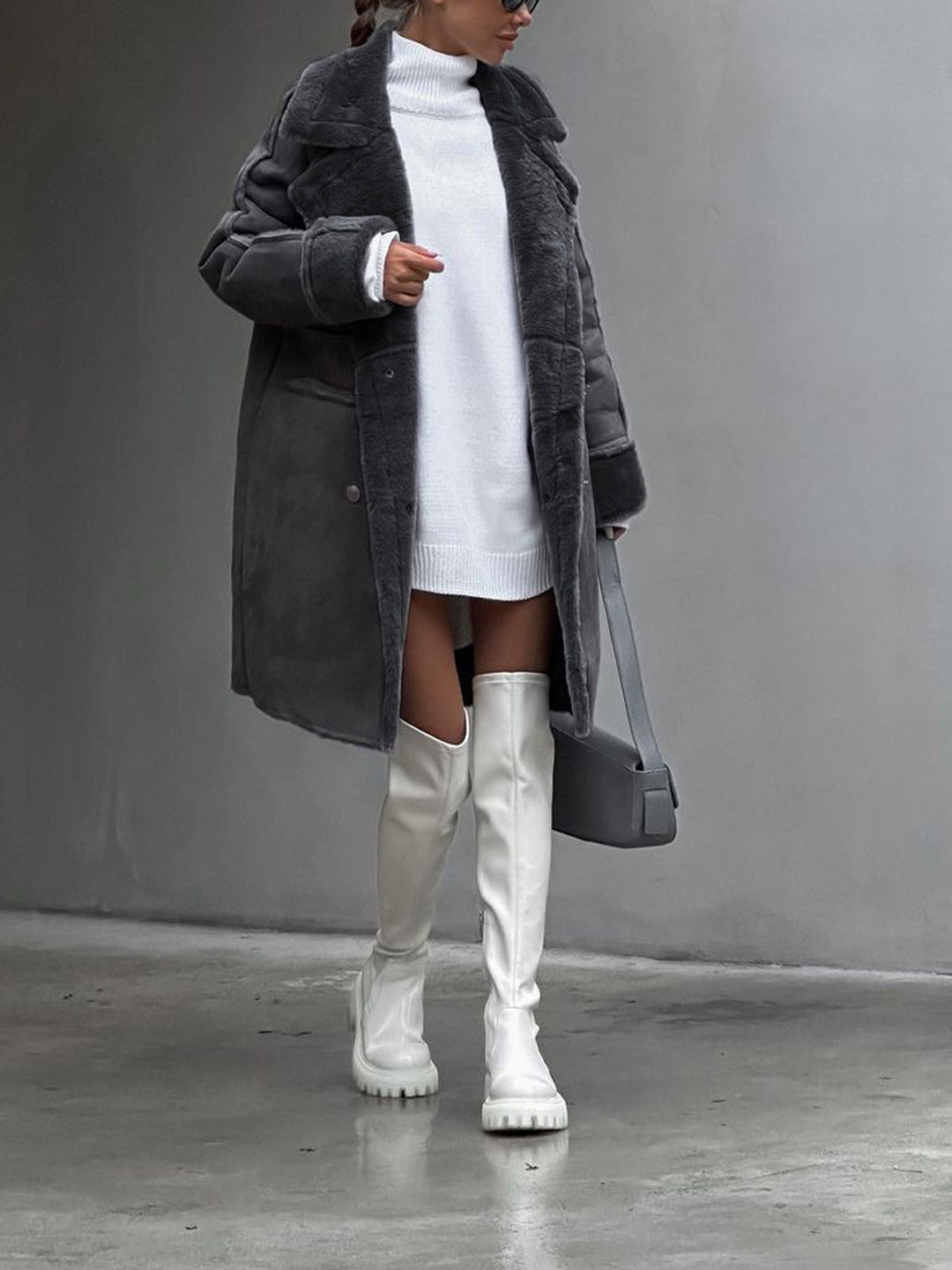Langer Damen Wintermantel Elegant