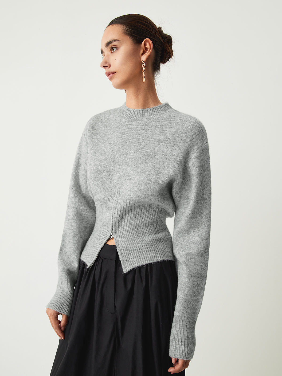 Praktische Halbzip-Jacke