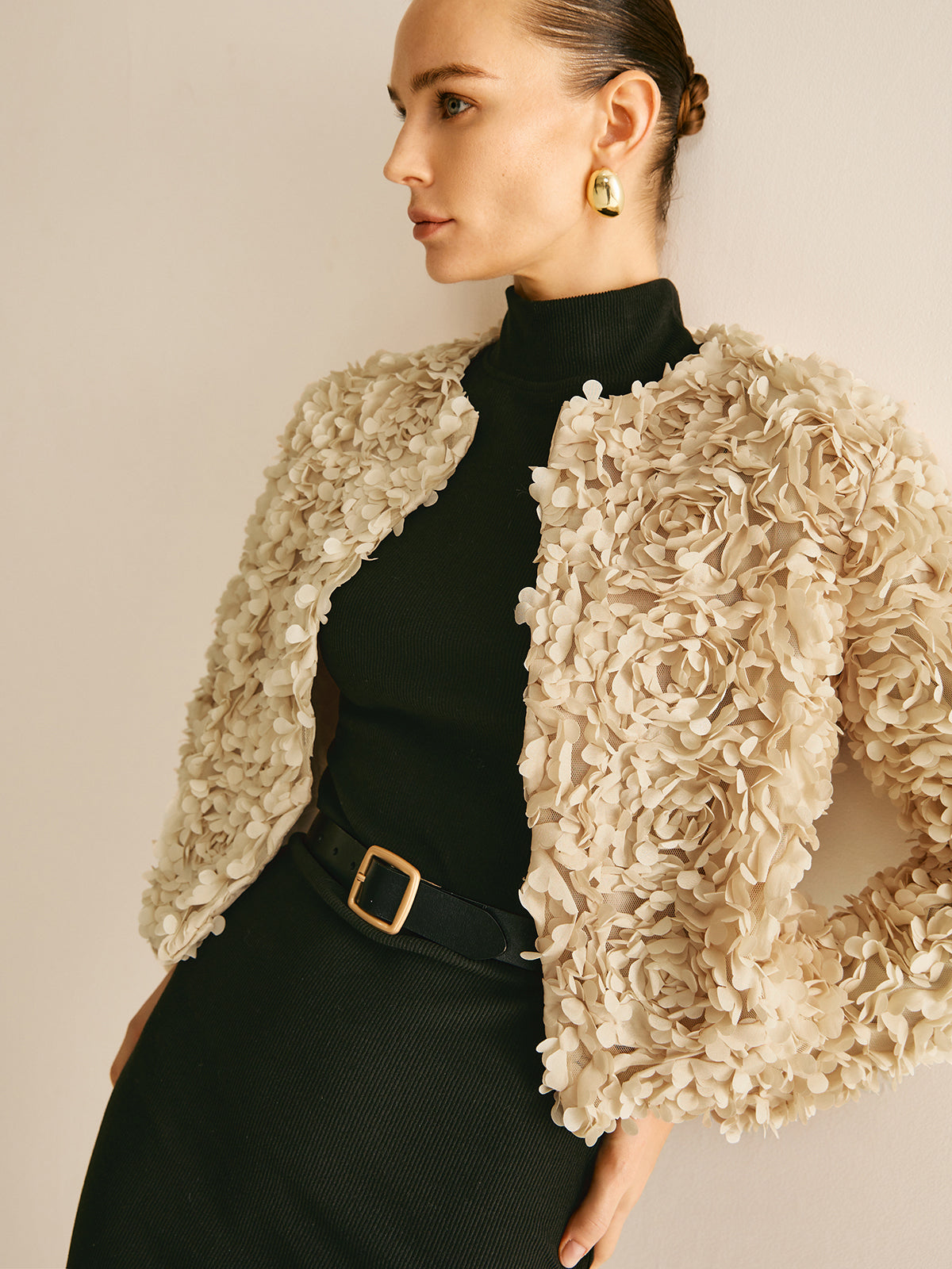 Eleganter Beige Blazer Damen