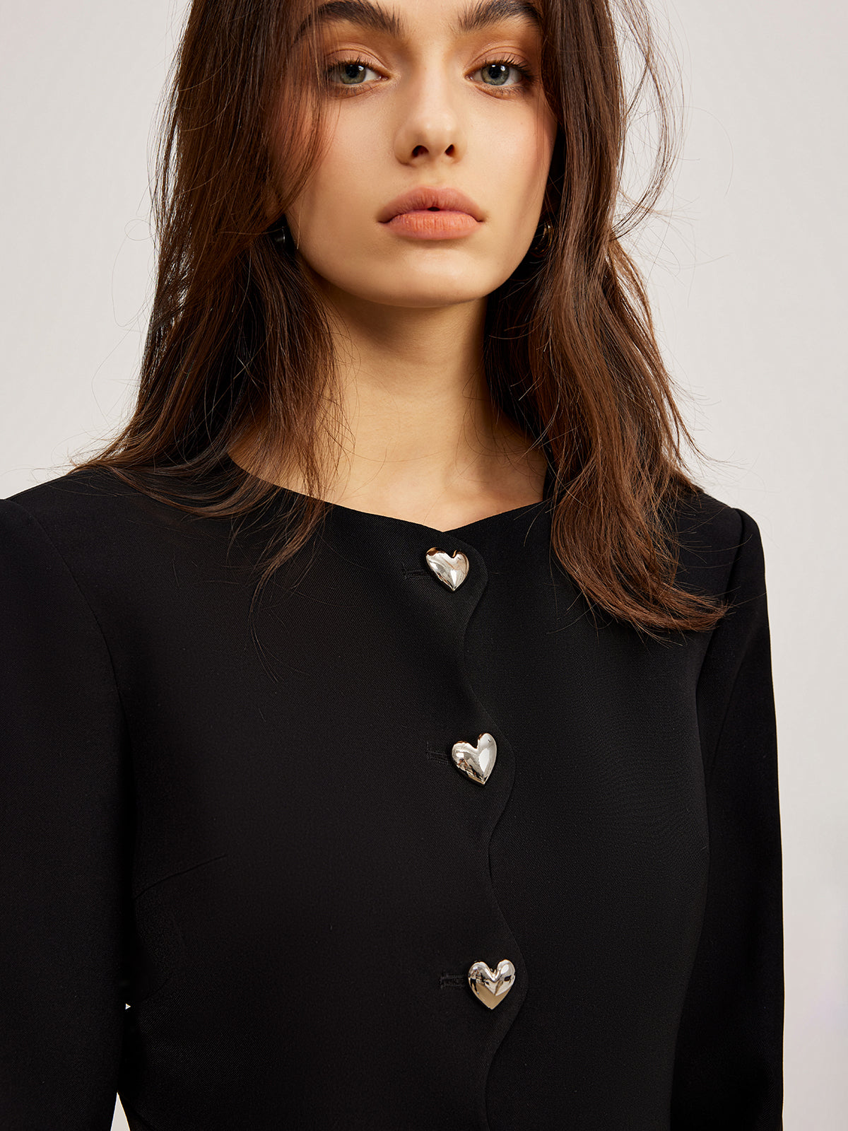 Klassische Damenjacke Bequem Regular Fit - IdealeKleiden