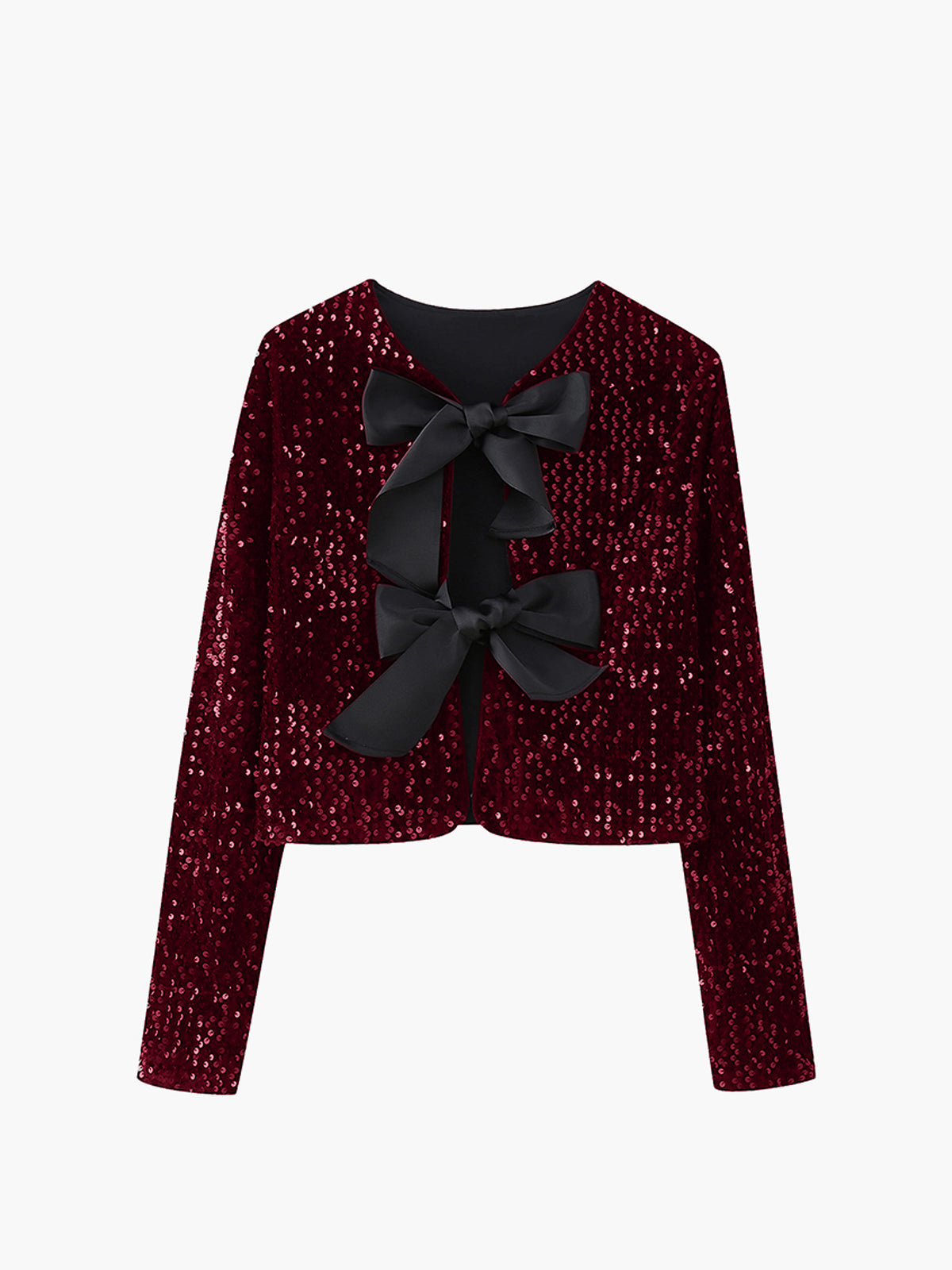 Elegante Damenjacke Samt Blumen Muster
