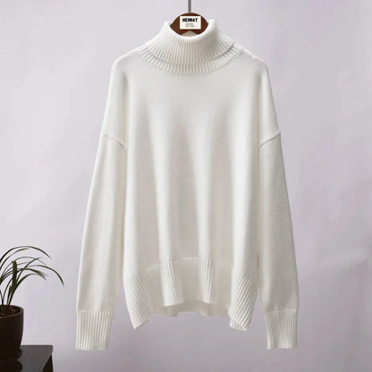 Bequemer Damen Pullover Locker Geschnitten
