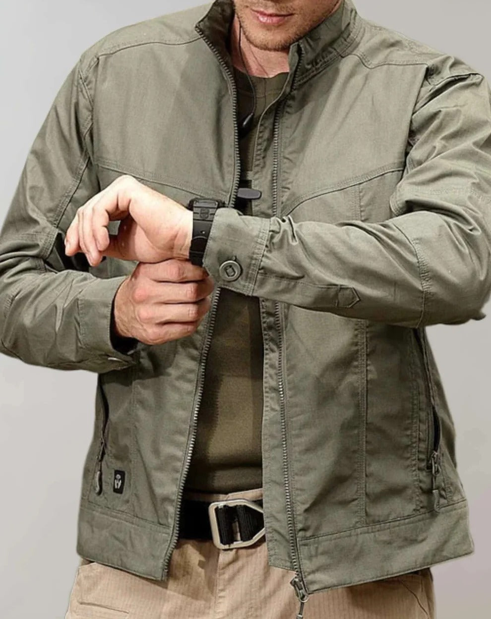 Praktische Herrenjacke Taktisch Cargo Stil