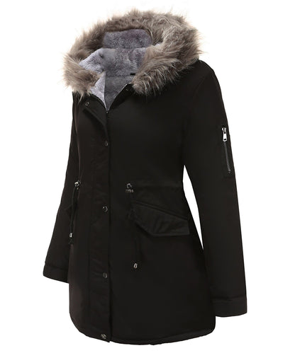 Winter-Parka Damen Warm Isoliert - IdealeKleiden