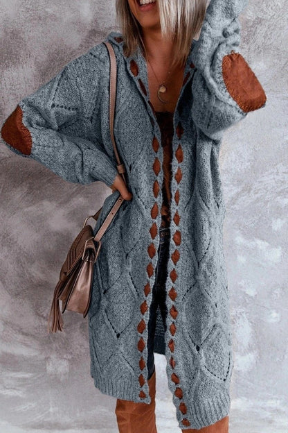 Elegante Strickjacke Lang & Damenstil