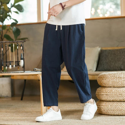 Bequeme Leinenhosen Herren Locker Sitz