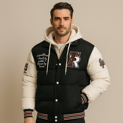 Herren Winterjacke Warm Kapuzenjacke - IdealeKleiden