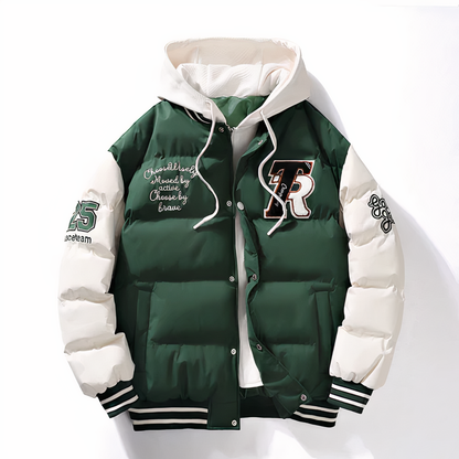 Herren Winterjacke Warm Kapuzenjacke