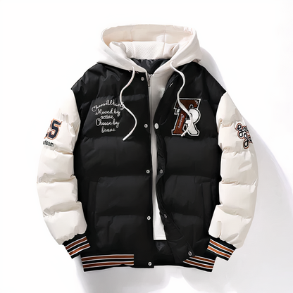 Herren Winterjacke Warm Kapuzenjacke