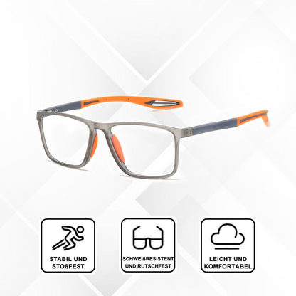 Selbstjustierende Lesebrille mit Zoom Funktion