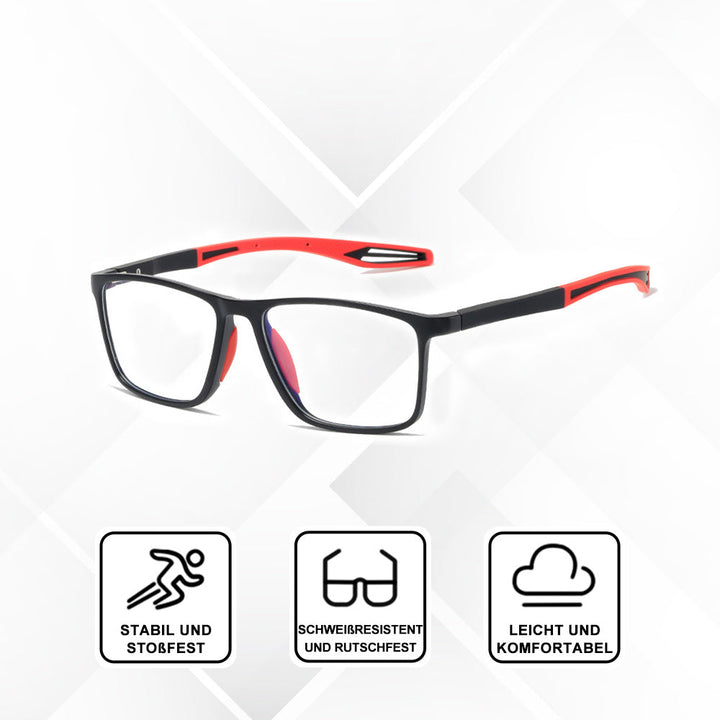 Selbstjustierende Lesebrille mit Zoom Funktion