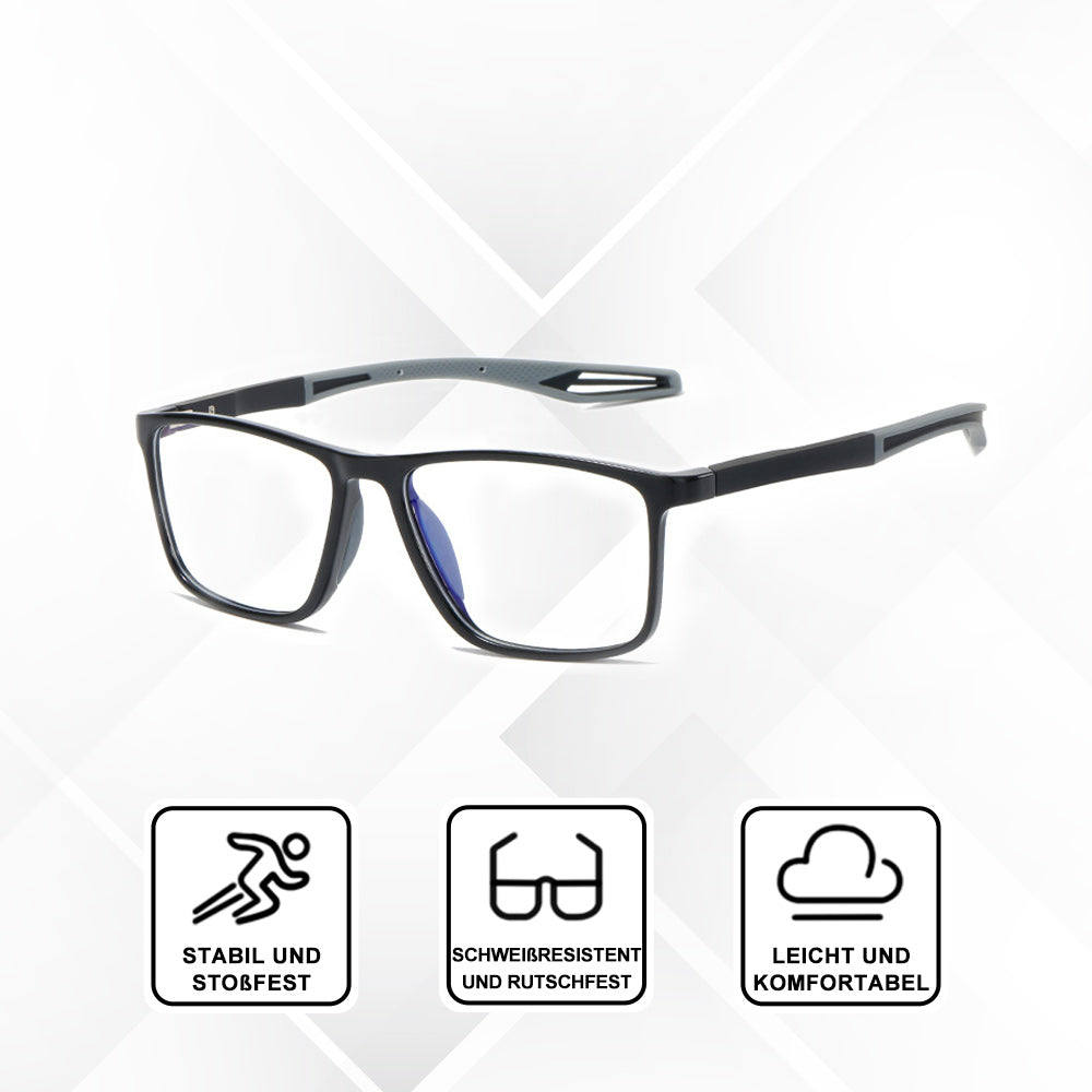 Selbstjustierende Lesebrille mit Zoom Funktion
