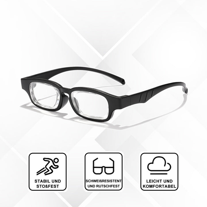 Lesebrille mit variabler Stärke +1 bis +4 Dioptrien