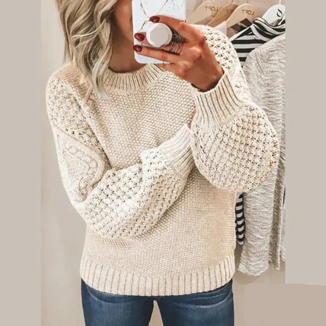 Dickes Strickpullover Gemütlich Texturiert