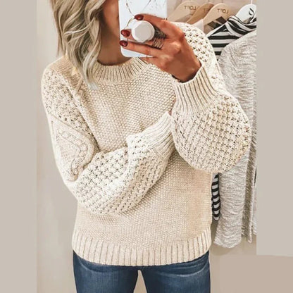 Dickes Strickpullover Gemütlich Texturiert