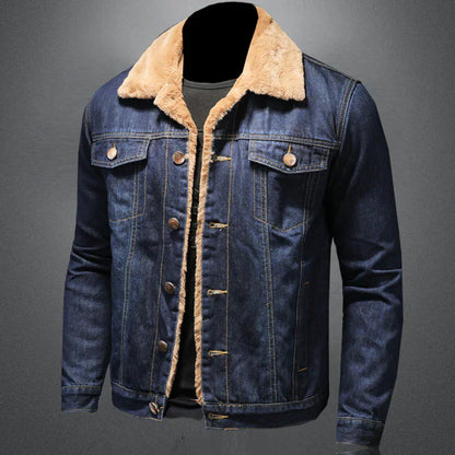 Herren Jeansjacke Italienischer Stil Designer Look